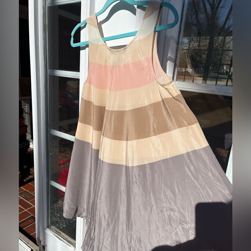 Marc by Marc Jacobs Simone Silk Striped Swing Dress NWT - Picture 8 of 11